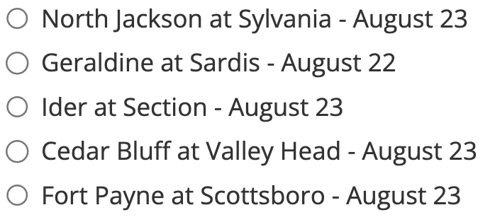 Which week one high school football matchup are you looking forward to the most?