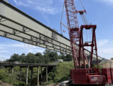 Workers install final girder for new Alabama Highway 75 bridge