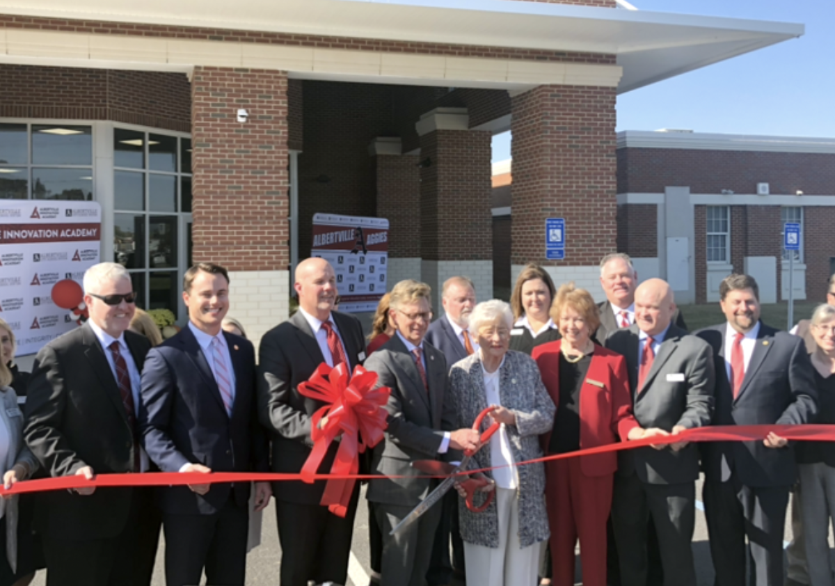 Albertville Innovation Academy holds ribbon cutting