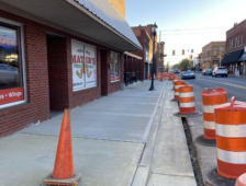 Update on sidewalk work