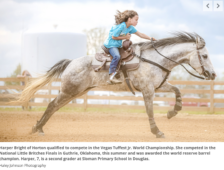 Local youth rodeo star to compete in the Vegas Tuffest Jr. World Championship