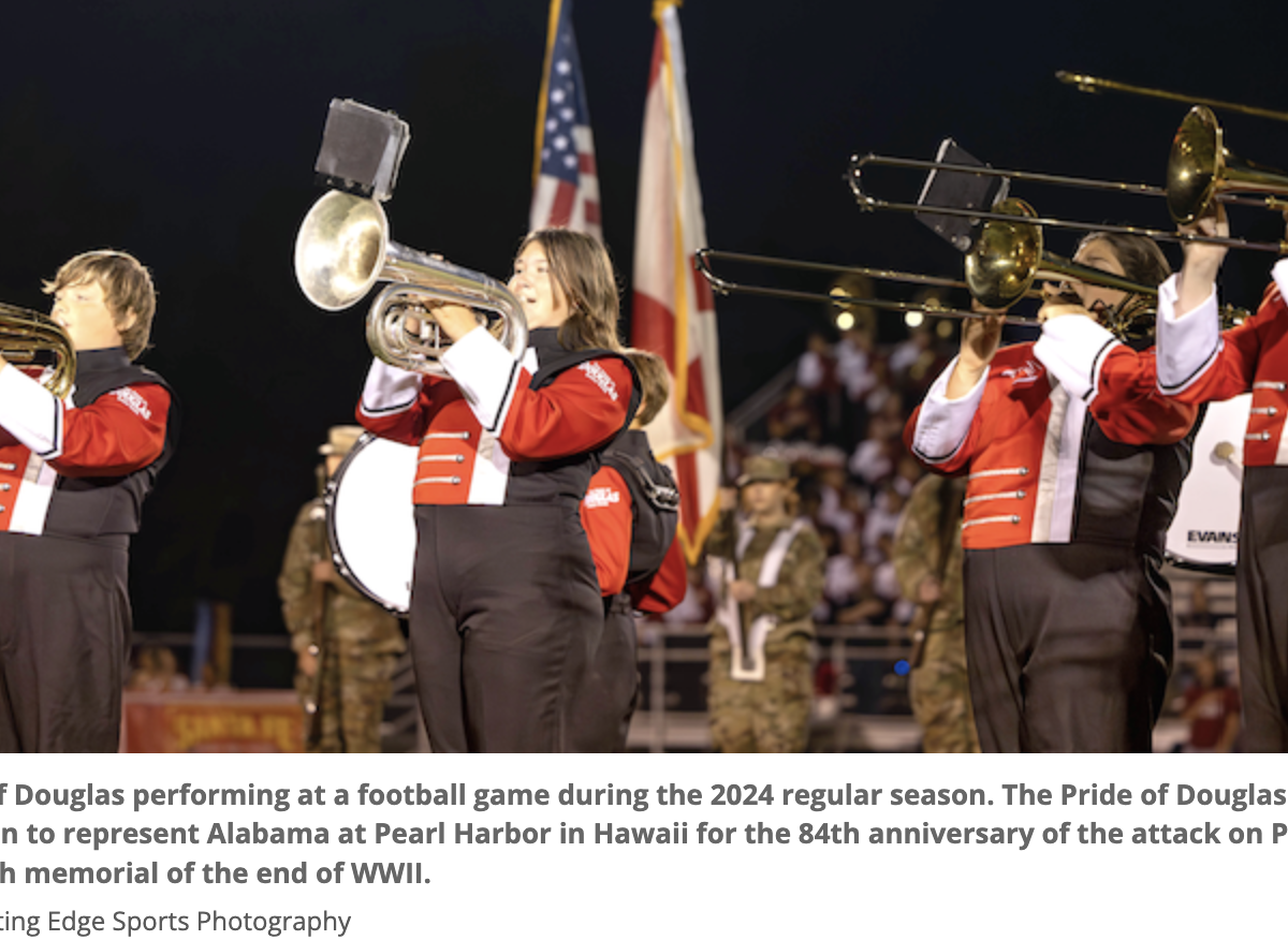 Pride of Douglas receives invitation to Pearl Harbor Memorial Parade