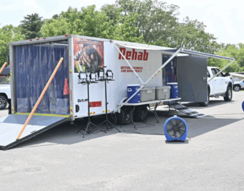 Fire departments launch new rehab trailer to protect firefighters