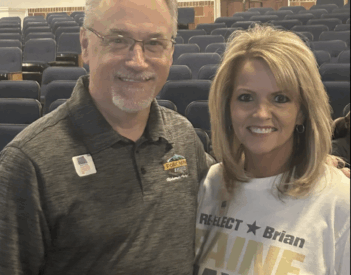 Baine wins re-election