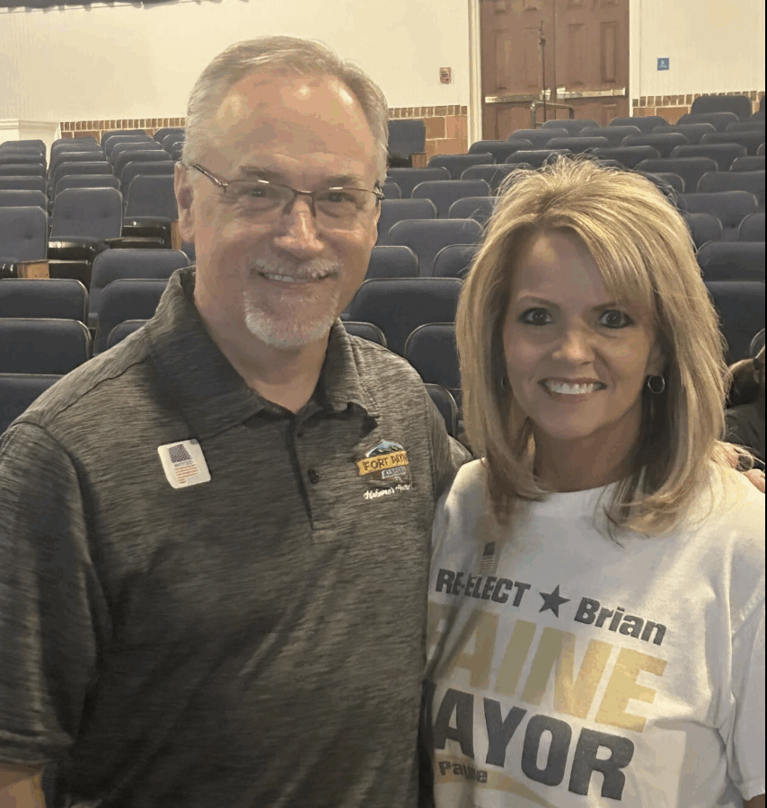 Baine wins re-election