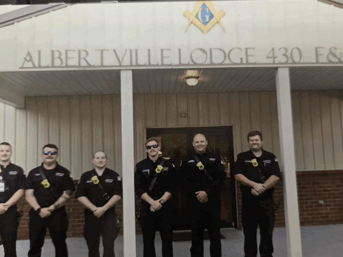 Albertville Masonic Lodge No. 430 hosts First Responders appreciation dinner