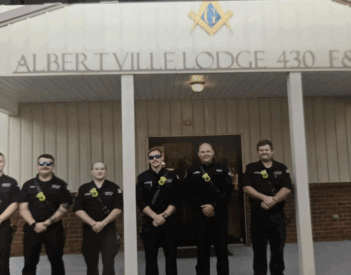 Albertville Masonic Lodge No. 430 hosts First Responders appreciation dinner