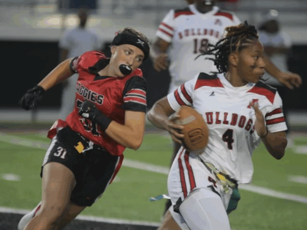 Lady Aggie Flag Football grabs win over Anniston