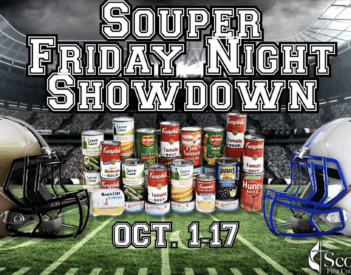 Scottsboro and Arab churches face off in food drive competition ahead of football game