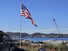 Guntersville Marine celebrates 250th with new flag