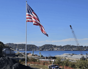 Guntersville Marine celebrates 250th with new flag