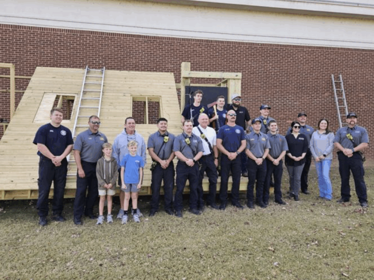 Fire department unveils new training prop