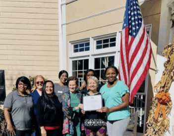 Daughters of the American Revolution (DAR) visit Lynridge