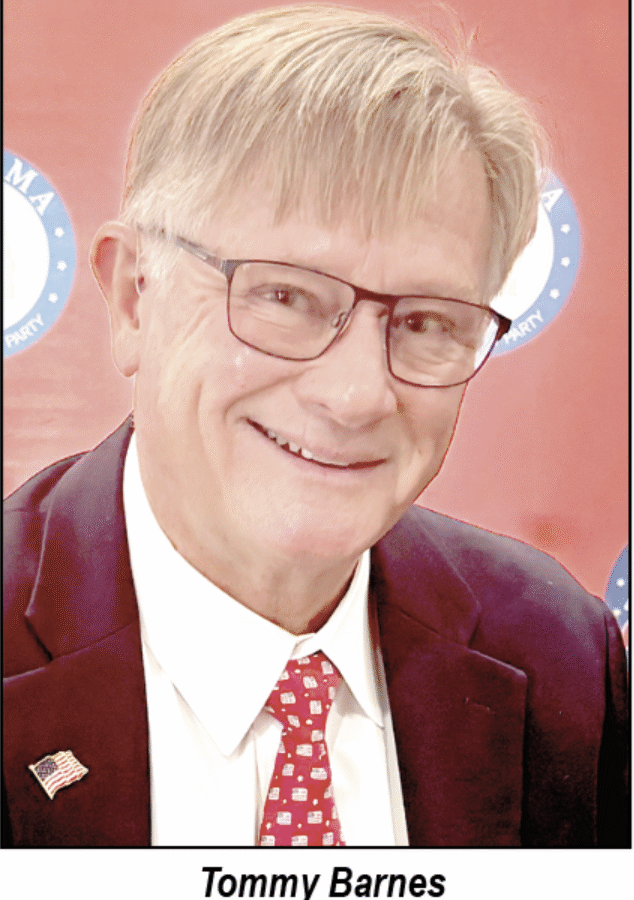 Commissioner Tommy Barnes makes it official