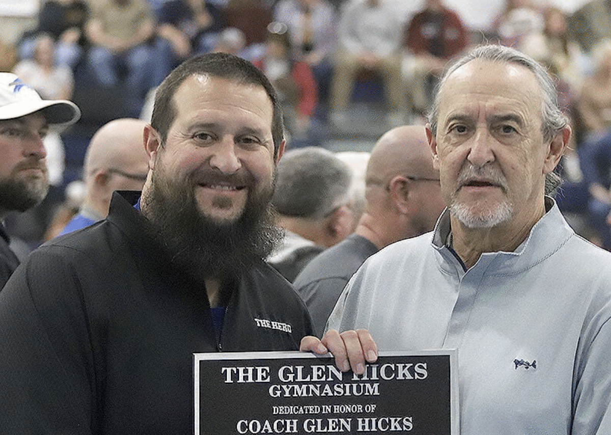 NSM dedicates ‘Glen Hicks Gymnasium’ in honor of former head coach