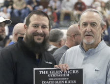 NSM dedicates ‘Glen Hicks Gymnasium’ in honor of former head coach