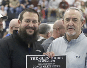 NSM dedicates ‘Glen Hicks Gymnasium’ in honor of former head coach